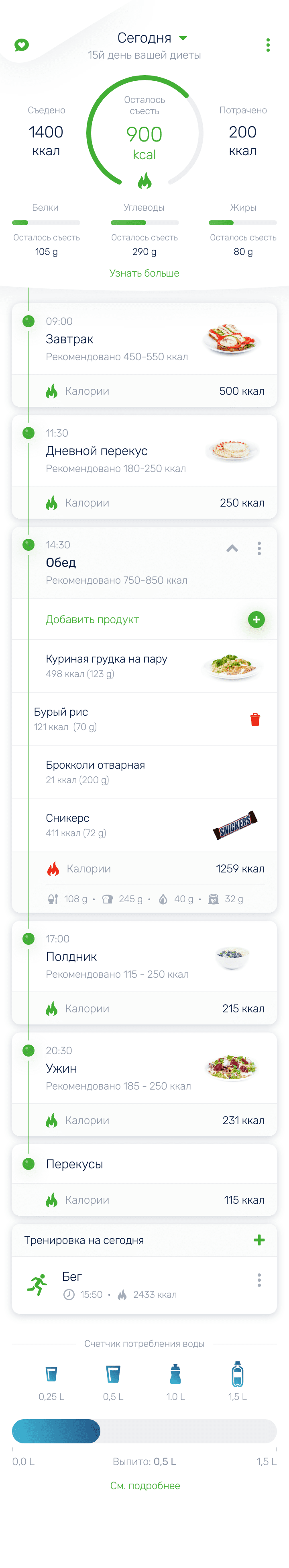 Приложение для похудения