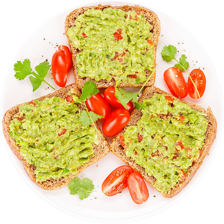 Kenyérpirítós guacamoléval