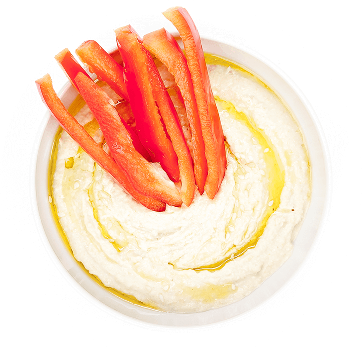 Hummus with pepper